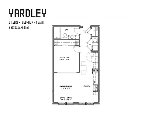 Floor plan Gilbert