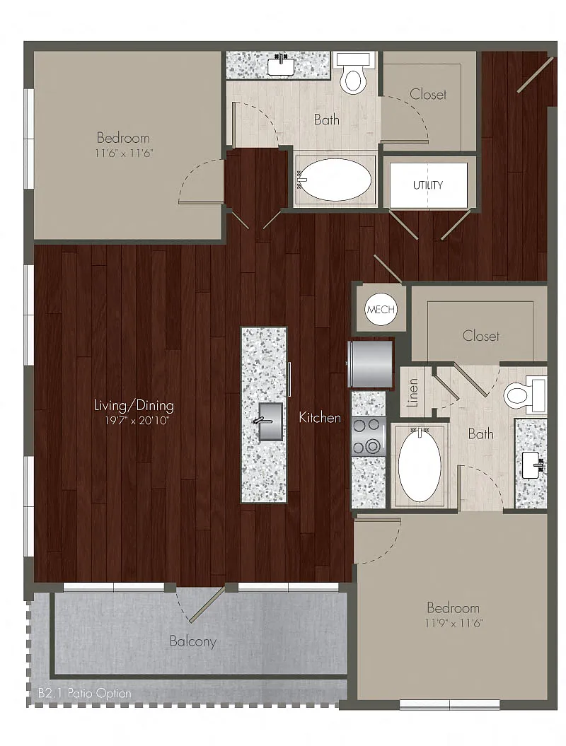 Floor plan B2