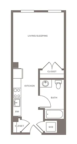 Floor plan S03 - Studio