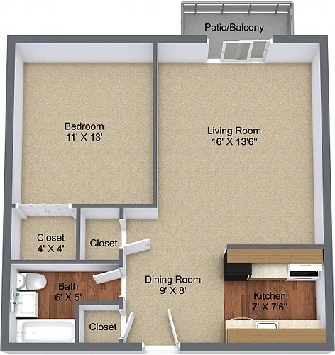Floor plan Cedar Flat