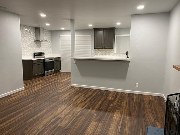 liviing room and kitchen