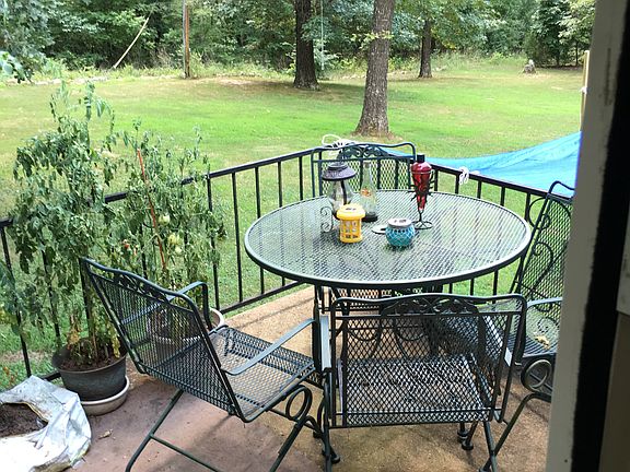 Right side of back porch