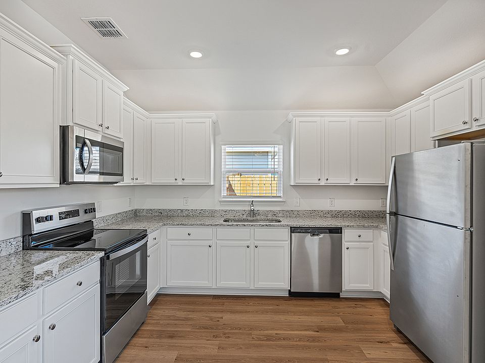 Each kitchen comes with all appliances included!
