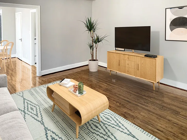 Living room (virtually staged)