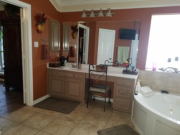 Master bath with double sinks