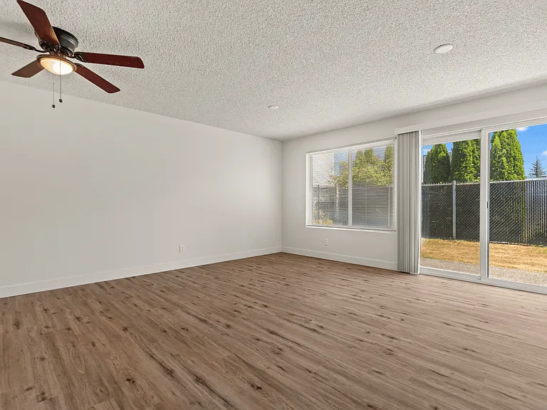 Spacious and open living room leaves endless possibilities to making this space yours! Spacious and open living room leaves endless possibilities to making this space yours!