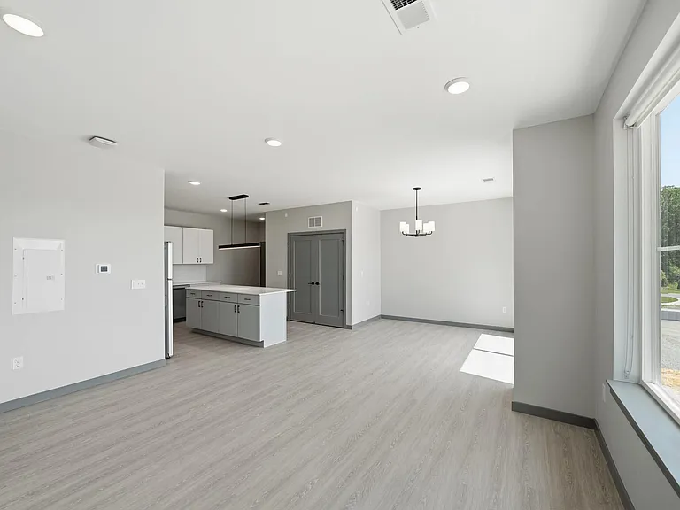 A4 _ One Bedroom plus Den Kitchen and Living