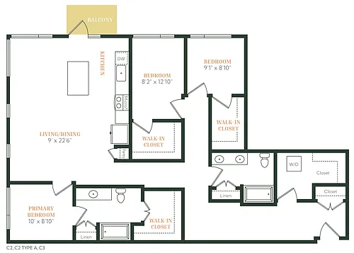 Floor plan C2C