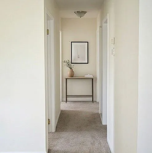 The hallway is ready for your to decorate and hang family pictures on the wall, We have brand new carpets installed all throughout the house.