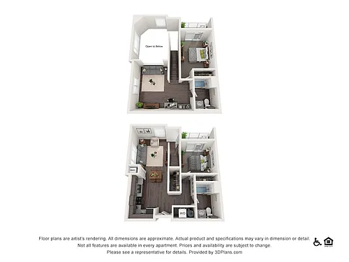 Floor plan 2 bed 2 bath townhouse