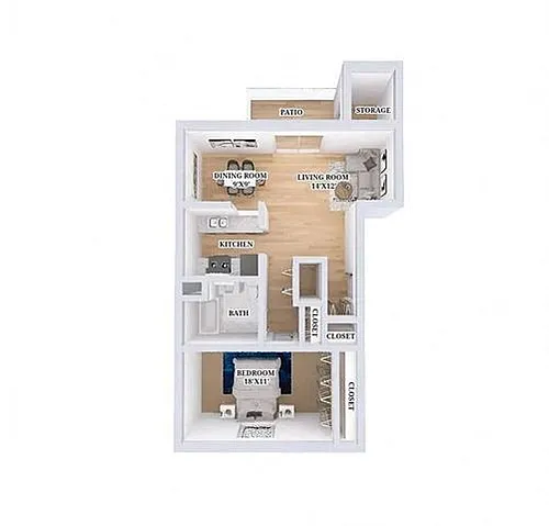 Floor plan The Longley (Renovated)