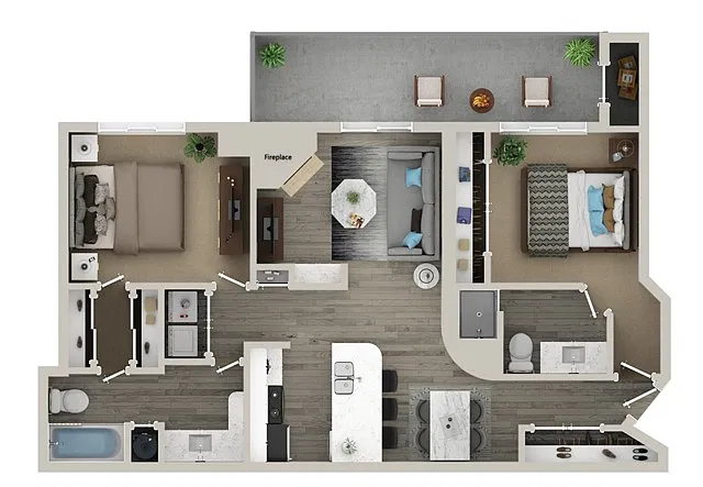 Floor plan B3