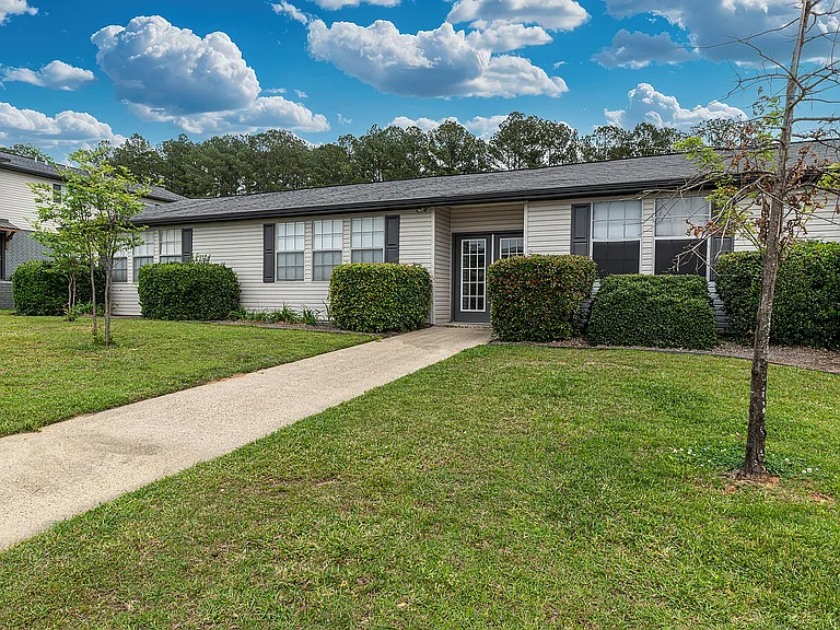 Building exterior and landscaping
