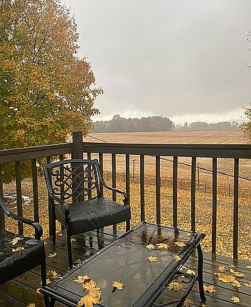 Balcony off master bedroom 