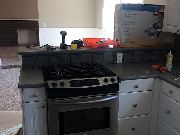 Stainless stove & new vent