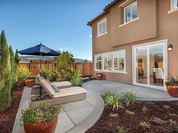 Back yard and large patio