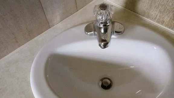 new faucets and clean sinks!