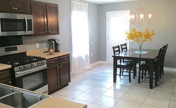 WOW!!!! These cabinets are professionally refinished and are STUNNING! Beautiful pewter hardware has