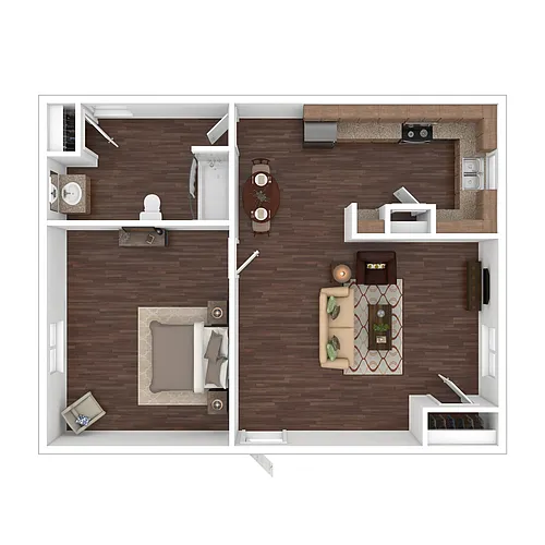 Floor plan One Bedroom