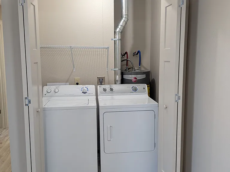 In unit washer and dryer