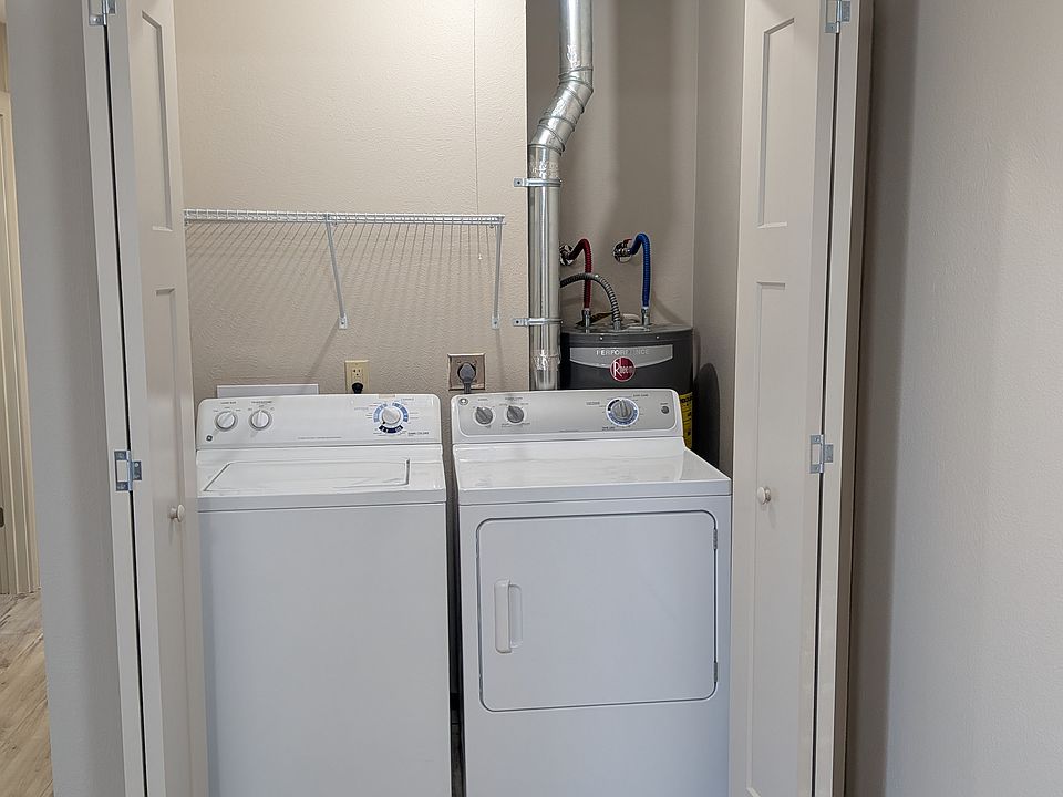 In unit washer and dryer