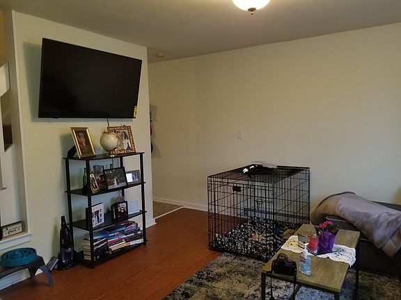 Living room leads to Kitchen in the first floor and 2 bed rooms upstairs