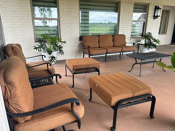 back porch sitting area