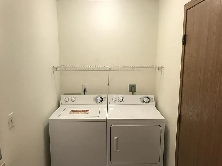 Washer and Dryer comes with the rental