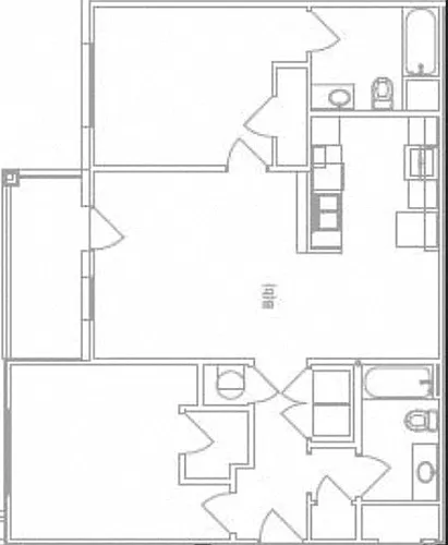 Floor plan 2 Bedroom