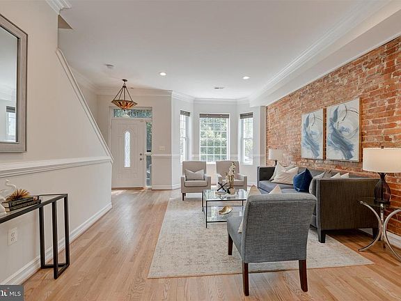 Front entrance and living area