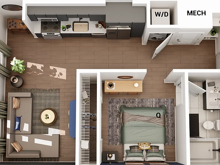 A0 floor plan Broadstone West End