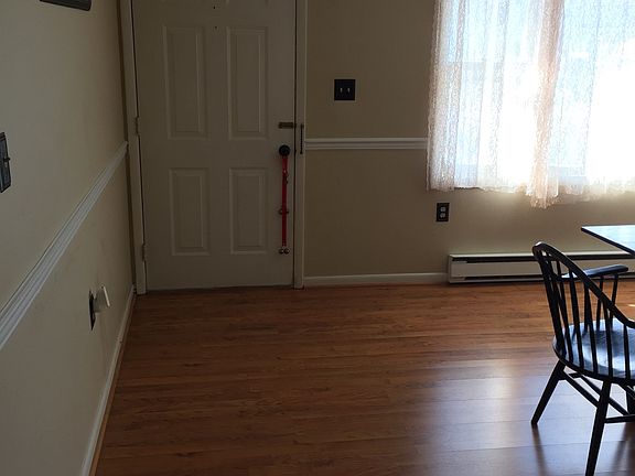 Front door into living room.