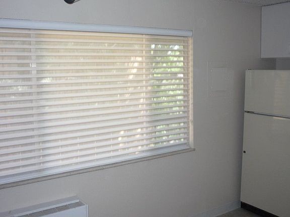 New blinds throughout.