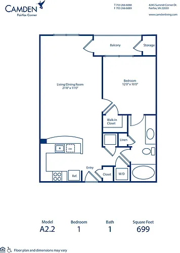 Floor plan A22