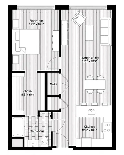 Floor plan A8