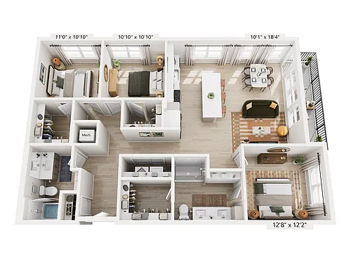 Floor plan C1-80