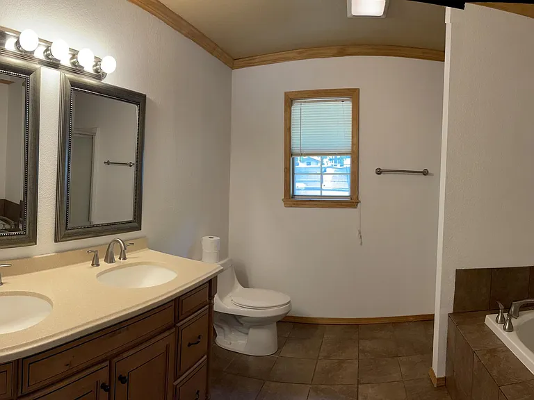 Master Bathroom with shower and separate tub