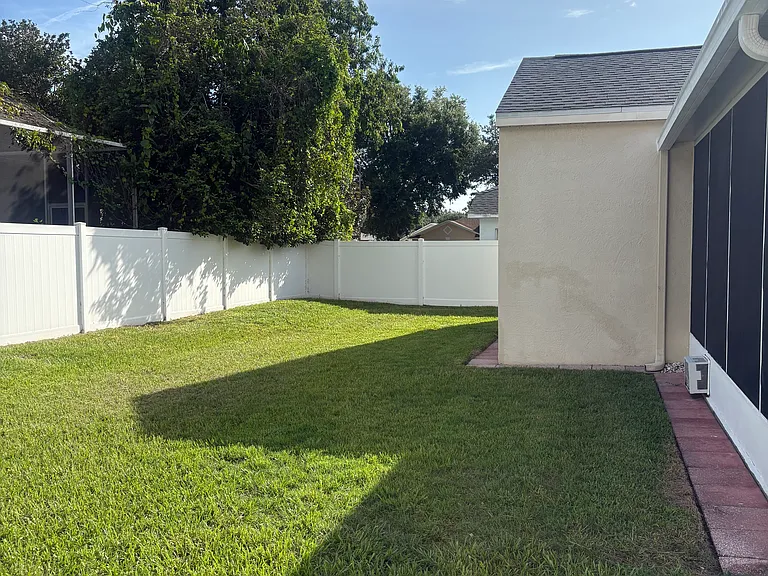 Privacy Fence and Motion Sensor security lighting