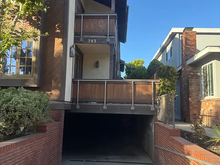 Entrance to private underground garage for all units