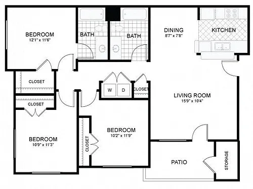 Floor plan 3x2 LG