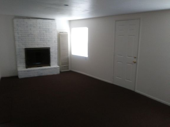 living room with fireplace