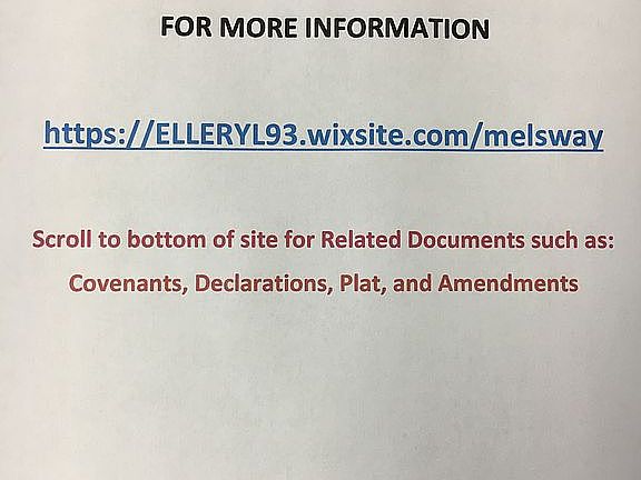 Mels Way Website Info