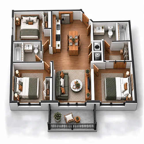 Floor plan C1