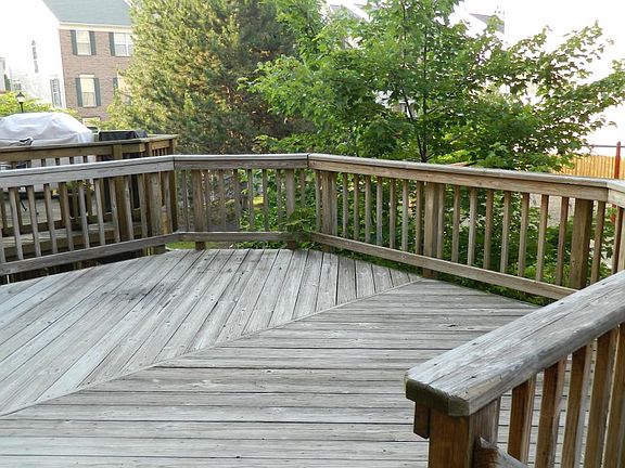 Spacious deck