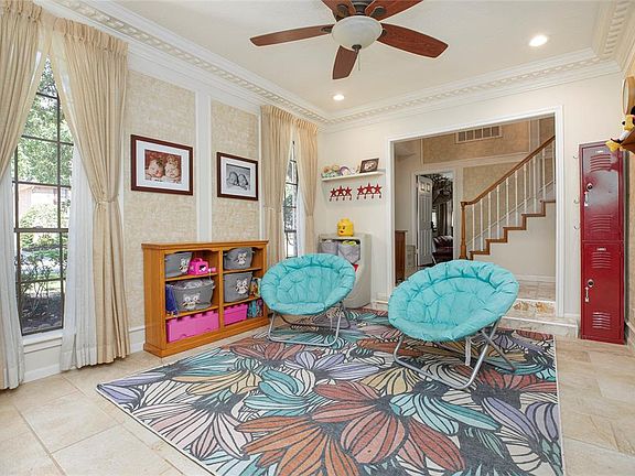 Formal dining currently being used as play space.