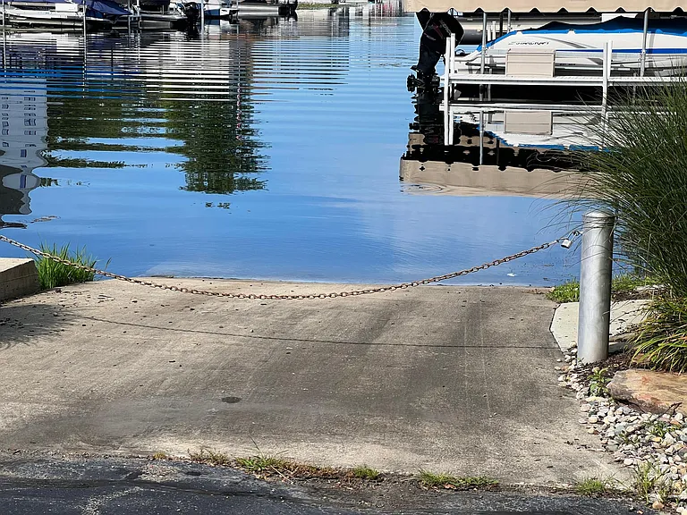 Boat ramp on site.
