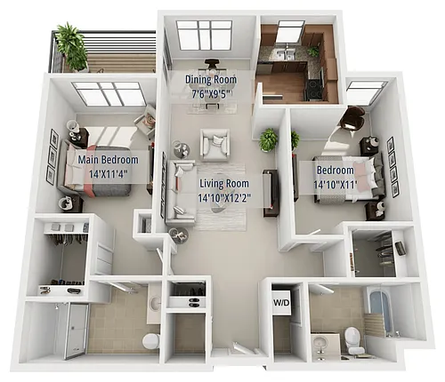 Floor plan 2A