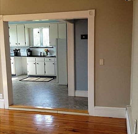 view of kitchen from living room