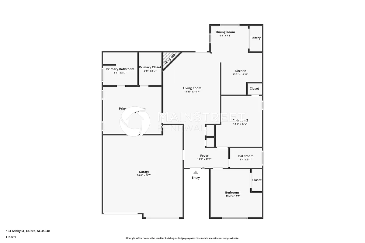 Floor Plan - 134 Ashby St