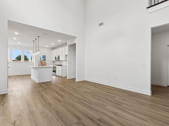 Open concept plan throughout home